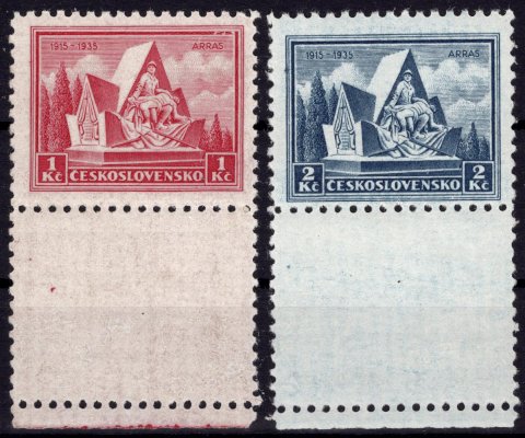 289 - 90 KH,KD, Arras, kupóny horní a dolní