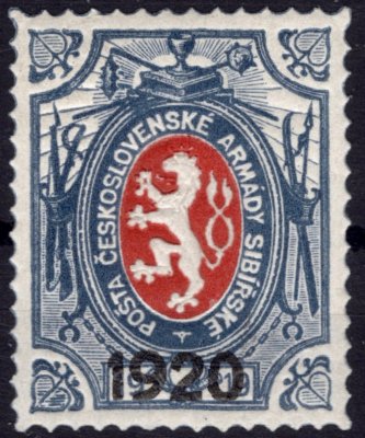 PP 6, lvíčci, typ I, malá šavle, přítisk 1920, zkoušeno Vrba