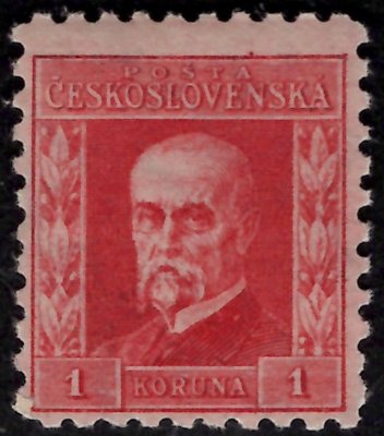 199 x, P 7, bez pruhů, typ IV, TGM,  červená 1 Kč