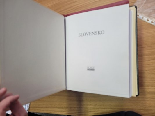 Slovensko, 1993-2019, specializovaná sbírka ** známek včetně téměř všech variant kuponů a meziarší, aršíků, přepážkových listů a 25 ks černotisku v katalogové ceně cca 6500, - euro.  Nominální cena jen platných známek a aršíků od roku 2007 do roku 2019 je 1150, - euro. Uloženo na předtištěných a zasklených listech ve 4 hrubých albech a v perových deskách, černotisky jsou zvlášť  v jednom průhledném sáčku. Prodáváme za cenu jen o málo vyšší než je nominální cena známek od roku 2007, roky 1993-2006 jsou zdarma., nafocena malá ukázka