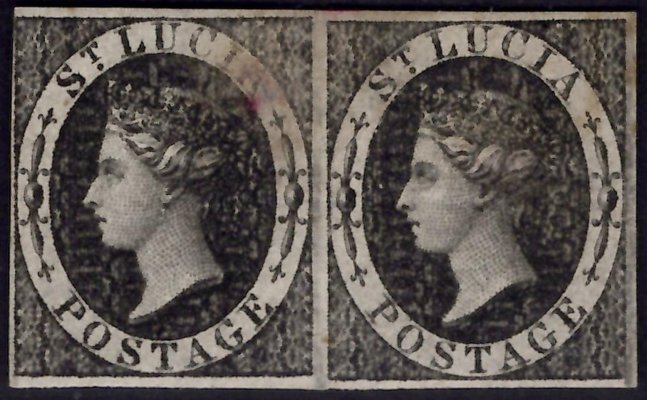 Saint Lucia - SG, ZT 11, dvoupáska, Viktorie