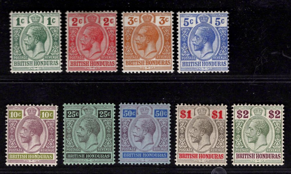 British Honduras - SG, 101 - 9, bez 5 $