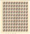 2532, 100. výročí narození J. Dimitrova;  PA (100), kompletní arch deska A, ZP10/1 - zlatý rámeček ,obsahující číslo + datum tisku 4.III.82