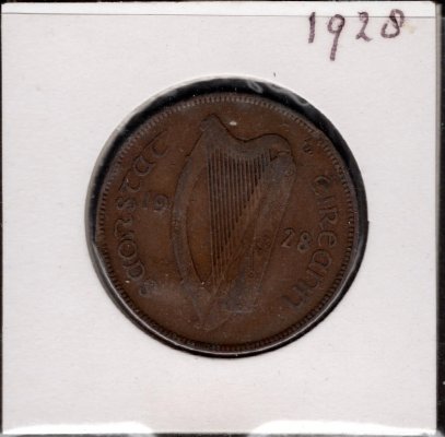 Lot 186 mincí IRSKO 1928-1999, oběžné mince- pence, šilink, farthing, koruny