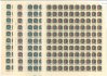 2525 -2528 Znaky československých měst;  PA (50), kompletní archy deska A + B ,obsahující čísla + data tisku 16.IX.81, 23.X.81, 1.X.81, 16.X.81