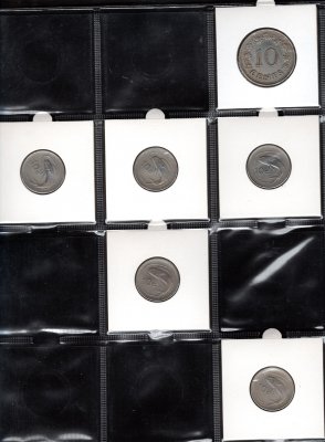 Lot 54 mincí MALTA 1971-2004 cent, lira, mils, oběžné mince, průřez daného období, rozprodej sbírky