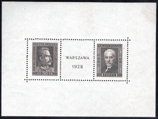 Polsko - 1928, Mi. Blok 1, Michel 650 EUR