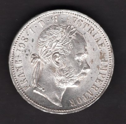 Austria 1 Gulden 1880  FRANZ JOSEPH I. KM#2222 Ag.900, 12,34g 29/2mm   mint Vienna   
