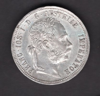 Austria 1 Gulden 1892  FRANZ JOSEPH I. KM#2222 Ag.900, 12,34g 29/2mm   mint Vienna   
