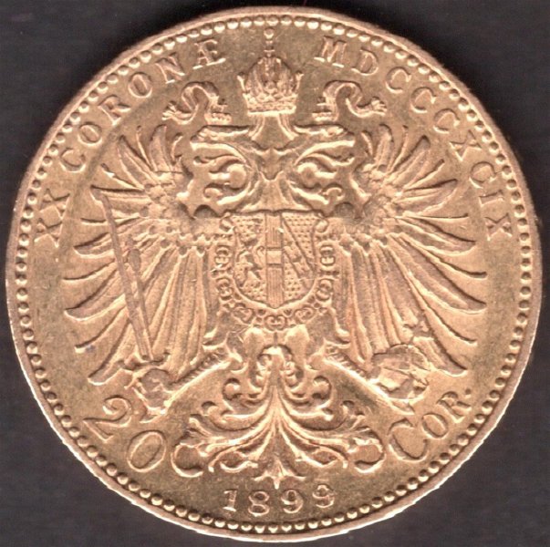 Hungary 10Francs/4Forint 1885 K.B. FRANZ JOSEPH I. Kremnica KM#466,ÉH#1455 Au.900 3,22g 19/1mm mint Kremnica
