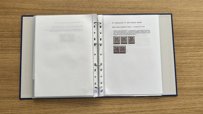 Osvobozená republika, ex Koštál - na listech obsahující základní známky, protichůdné dvojice, 4bloky, zkusmé tisky,obtisky či například 30 h krajový 6ti blok