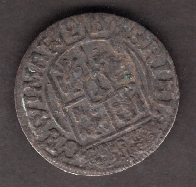 EAST Prussia 1 Poltorak 1625 George WILLIAM KOP#3906 Ag. 1,1g 19mm mint Kralowietc patina
