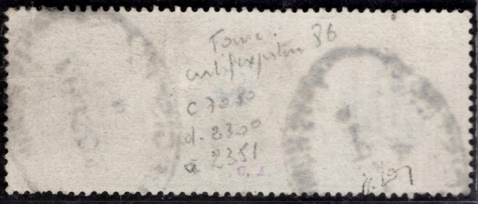 Anglie - SG 185, Viktoria, průsvitka 3 korunky, fialová 1 Libra, hledaná známka