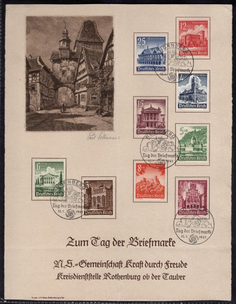 DR - zvláštní tisk, 1943, den známky