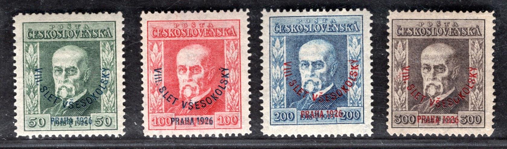 183 - 6, P 5,5,5,8, Všesokolský slet, svěží řada