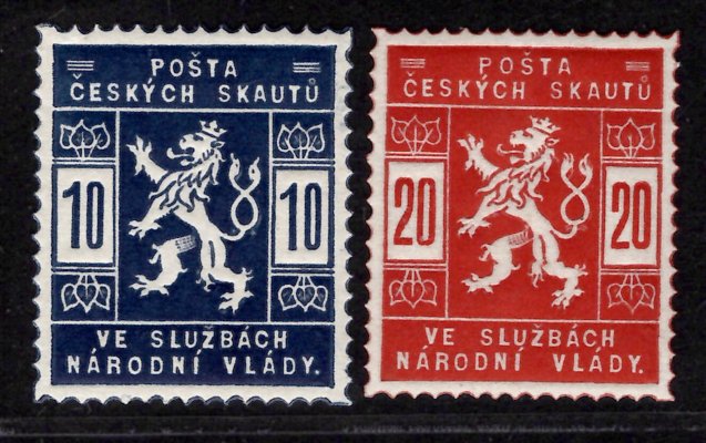 SK 1 - 2, skautské, základní řada, zkoušeno Vrba