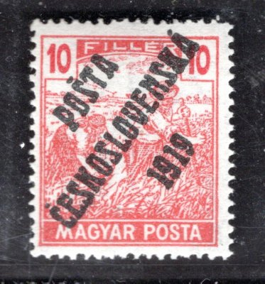 105 a, 10 filler - Magyar Posta, typ III, zkoušeno Gilbert