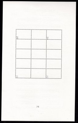 283 - 4 A, KDM, aršíky "Kde domov můj", (284x174), nádherný stav bez obvyklých ohybů a lomů, zkoušeno Mrňák, v této kvalitě vzácné