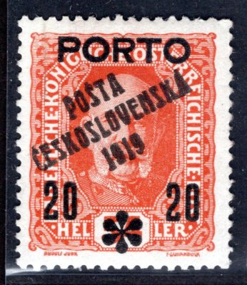 87, typ II, PORTO, 20/54 oranžová, drobná reperace, ohyb, zkoušeno Gilbert