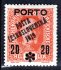 87, typ II, PORTO, 20/54 oranžová, drobná reperace, ohyb, zkoušeno Gilbert