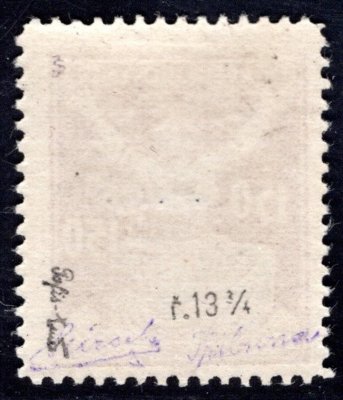 159 B, typ III, OR, řz 13 3/4, červená 150 h, zkoušeno Hirsch, Tribuna, Beneš