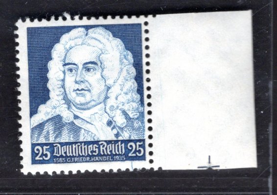 DR - Mi. 575 I, Bach, krajová, ZP 50, chybotisk letopočtu 1585 místo 1685, hledané