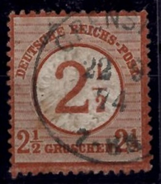 DR - Mi. 29, orlice, 2 1/2 Gr