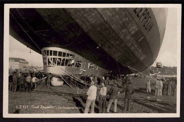 Sieger 82, DR, zepelinová pohlednice 1931, Kasselfahrt, s Mi. 455, červený potvrzovací kašet