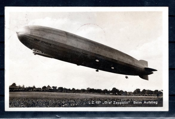 Zeppelin LANDUNGS FAHRT NACH KASSEL 1930, zpětný let do Friedrichshafenu "Auflieferung Kassel" Sie.82Cb, pohlednice "Graf Zeppelin beim Aufstieg" frank mj. 80Pfg Hidnenburg s počitadlem, Mi.422, se vzácným potvrzovacím raz. II. typu (gotické písmo), kat. 150 EUR nevystihuje vzácnost celistvosti s tímto razítkem! 