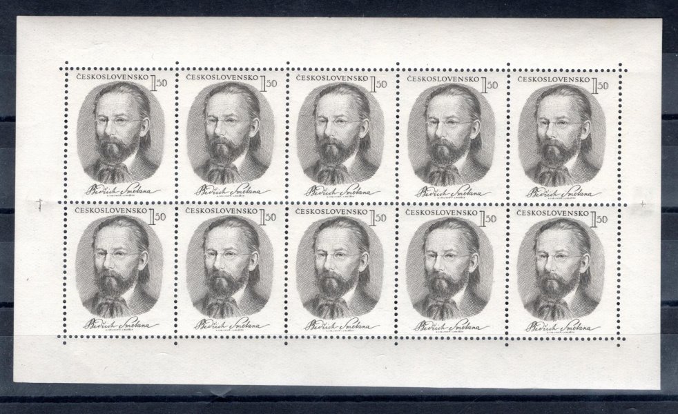 594 PL (10), Bedřich Smetana 1,50 Kčs