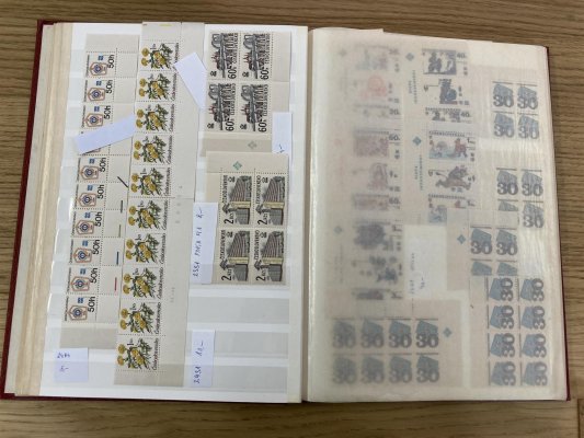 ČSSR II 1945- 1992, deskové vady, perfektně popsáno v albu, data tisku, rohy a další