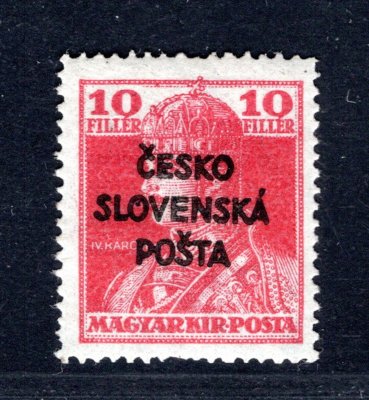 RV 146  Šrobár 10 f červená Karel, zk Stu, 1 kz