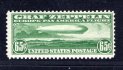 USA - 1930, Mi. 326 Zeppelin, 65 C zelená, katalog 300,- Eu 