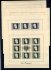 Rakousko - Mi. 772 - 5 Klb. Renner bloky, oblíbená  serie, katalog 2400,- Euro