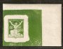 157 ; 60h zelená  - nepracované okrajé - dekorativní kus ; zk. Vrba 