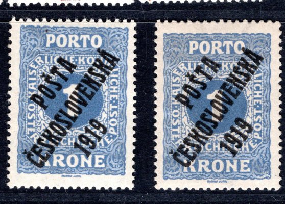 80 ; 1 koruna Porto Typ I + II ; zkoušeno 