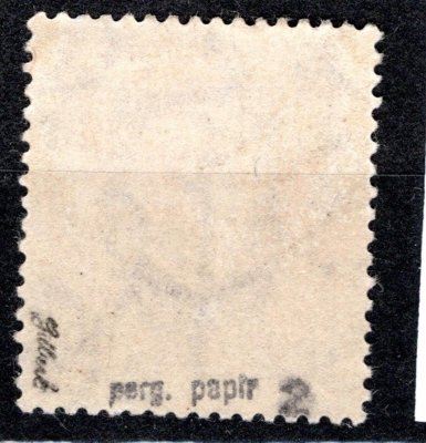 189 Ax P 2  TGM 60 h fialová, perg. papír, zk Gilbert, téměř xx  - hledaná známka