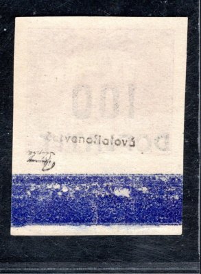 DL 28 krajová známka červenofialová, kat. neuvádí, zk.Pi,Stu
