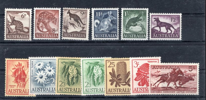 Austrálie - Mi. 294 - 302, 313, fauna, flora