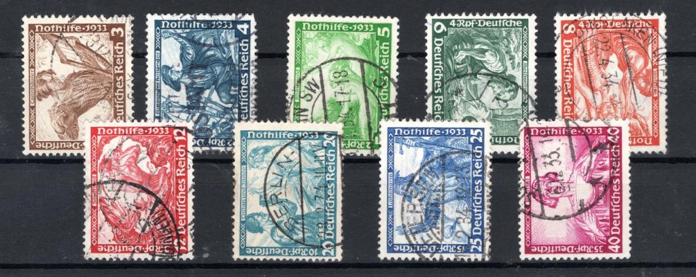 DR - Mi. 499 - 507, Wagner, kompl. raz. řada, kat.380,-