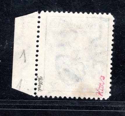 191 A P 1, krajová známka TGM 2 Kč modrá, zk. Gilbert - pěkný kus 