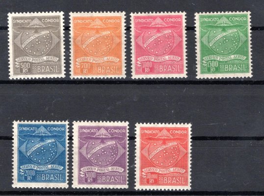 Brazilie - Mi. C 1 - 7,  letecká serie CONDOR, kat. 100 Eu