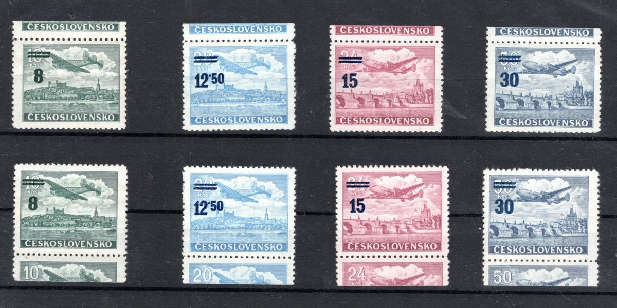 L 29 - 32 KH + KD, " kupony " -  okraje, kat. 1050