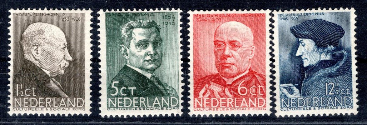 Holandsko -  Mi. 291 - 4, osobnosti, kompletní serie