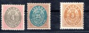 Island - Mi. 20 - 3, výplatní, číslice s korunkou
