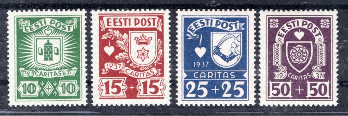 Estonsko - Mi. 127 - 30, městské znaky