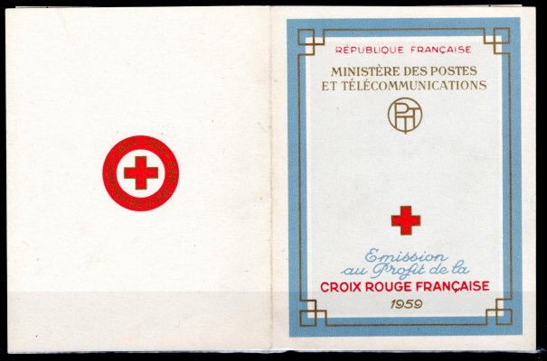 Francie - Mi. 1270 - 1  MH - sešitek, červený kříž, kat 35,- Eu