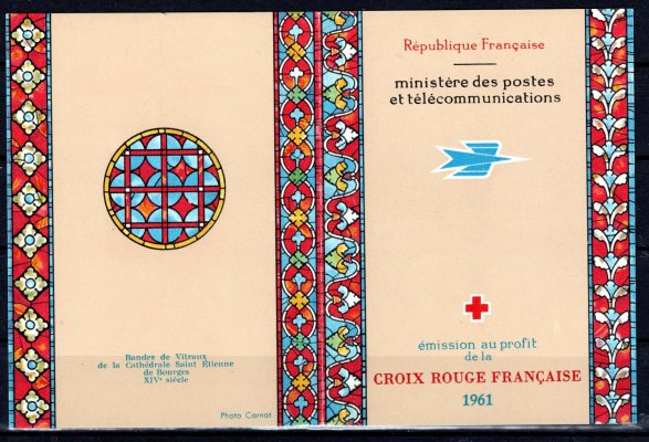Francie - Mi. 1376 - 7  MH - sešitek, červený kříž, kat 35,- Eu