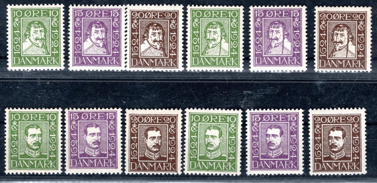 Dánsko - Mi. 131 - 42, 300 let dánské pošty, kompl. serie