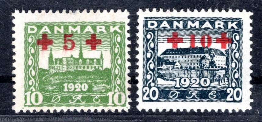 Dánsko - Mi. 116 - 7, červený kříž
